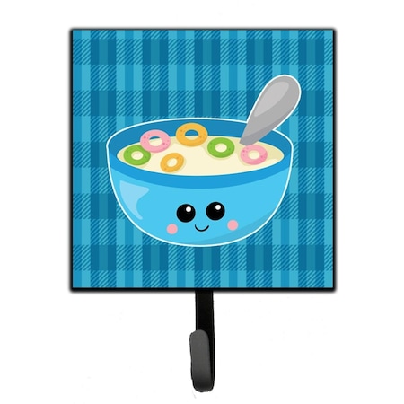 Jensendistributionservices Blue Bowl of Cereal Leash or Key Holder MI1715430